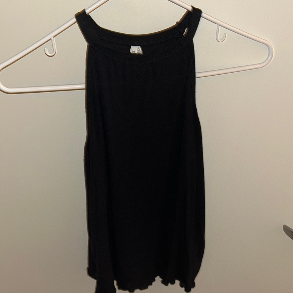 Black tank top